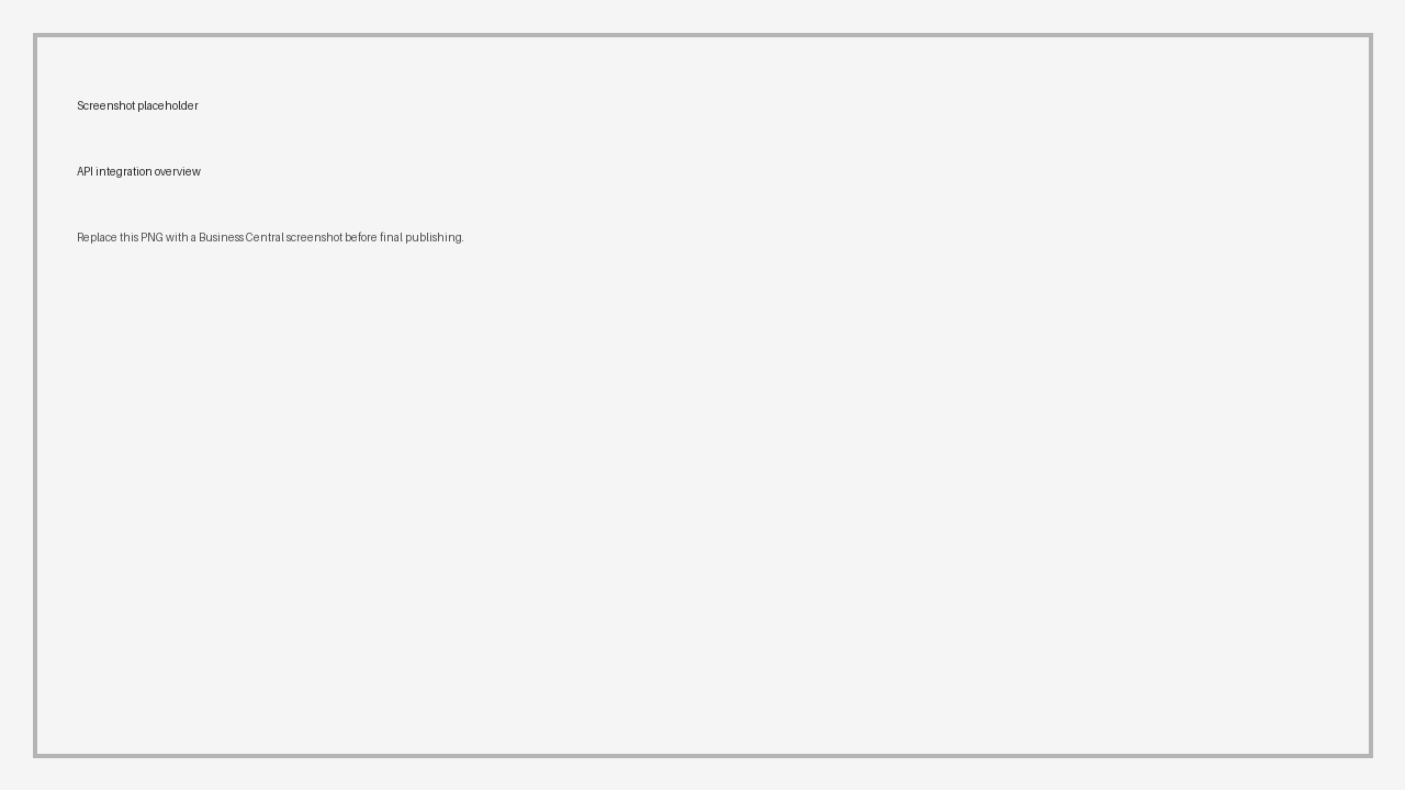API integration overview