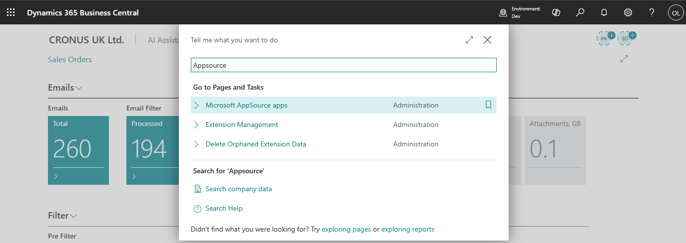Search for Shipper TMS in Extension Marketplace